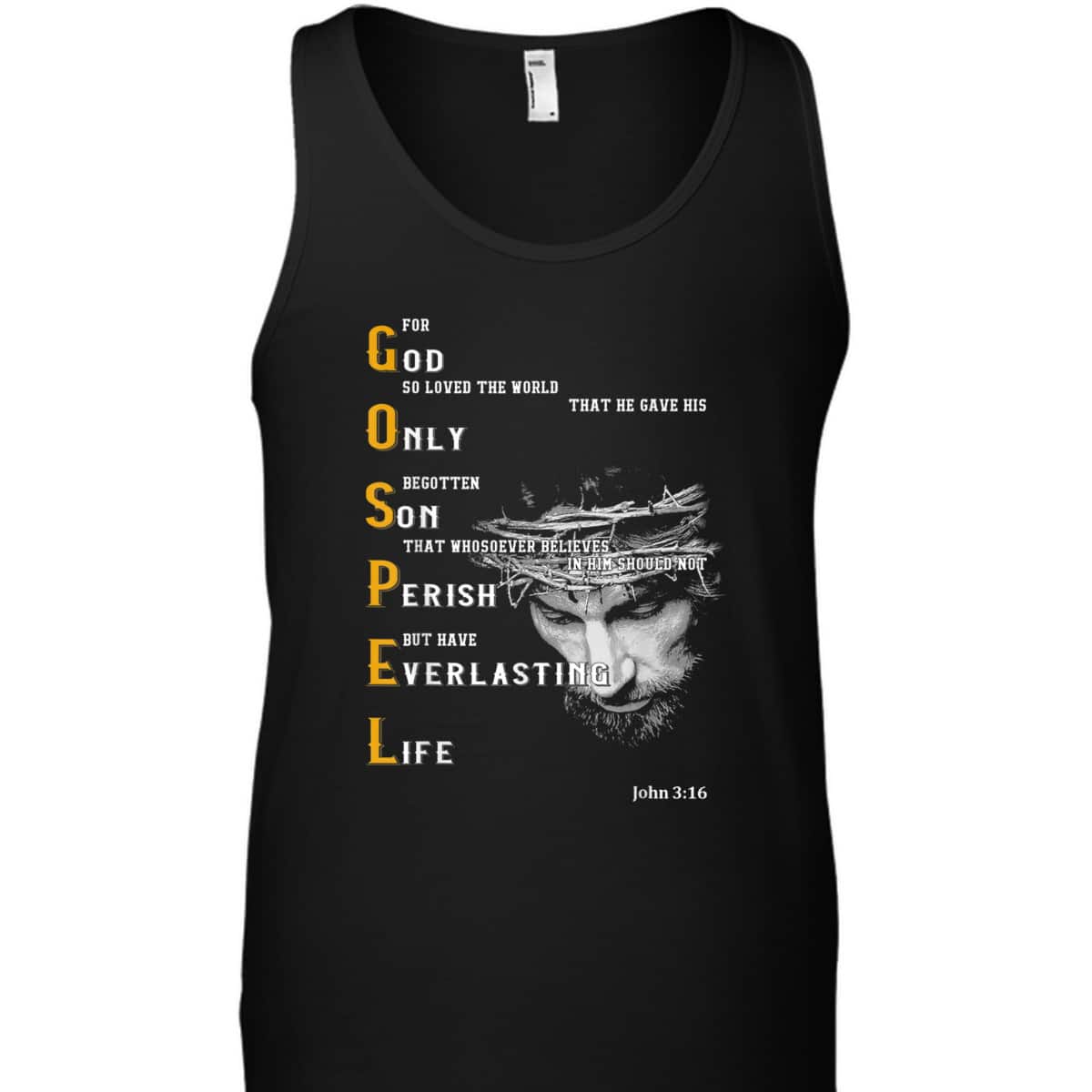 For God So Loved The World Love Jesus Christian T-Shirt