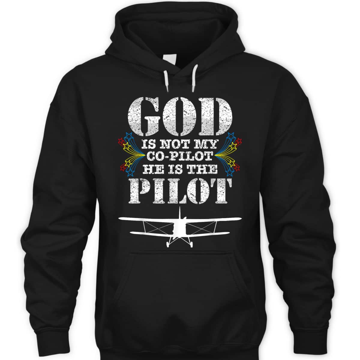 Christian Gift God Is My Pilot Christian Airplane Religious T-Shirt Christian Gift God Is My Pilot Christian Airplane Religious T-Shirt