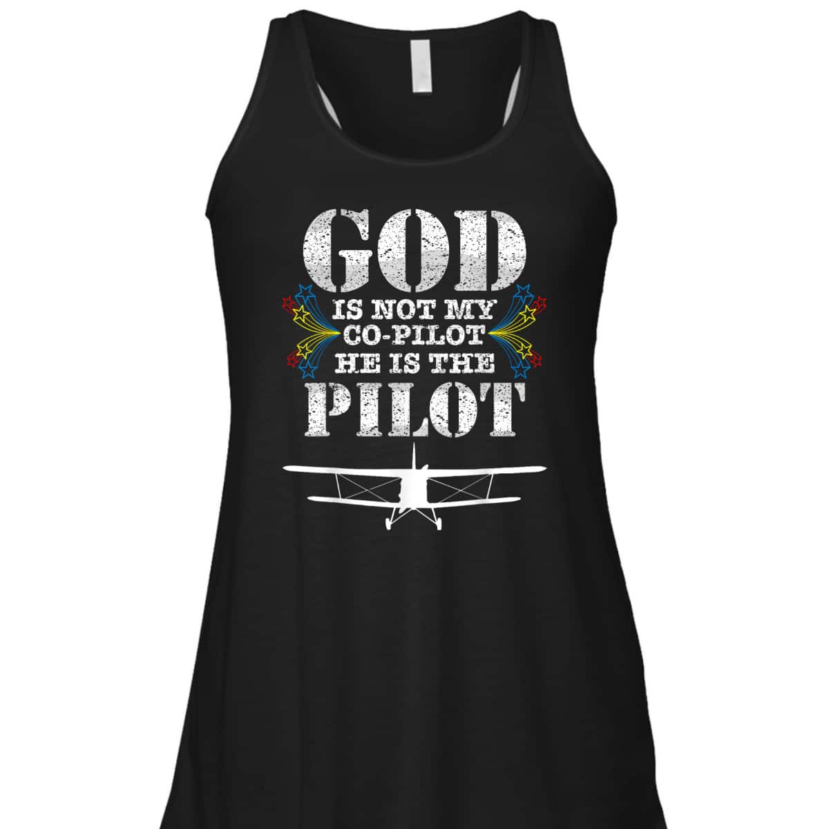 Christian Gift God Is My Pilot Christian Airplane Religious T-Shirt Christian Gift God Is My Pilot Christian Airplane Religious T-Shirt