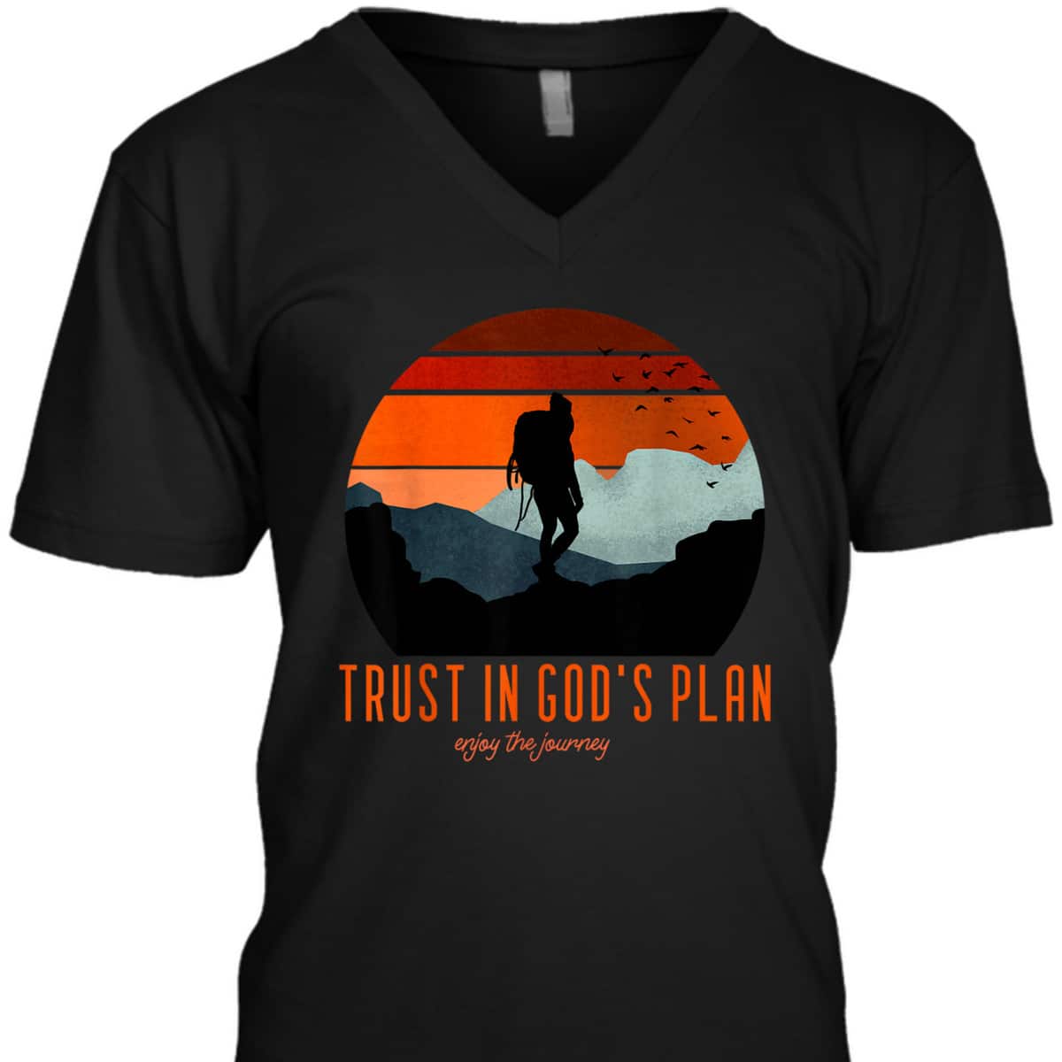 Christian Faith Based Trust In God's Plan Enjoy The Journey T-Shirt Christian Faith Based Trust In God's Plan Enjoy The Journey T-Shirt