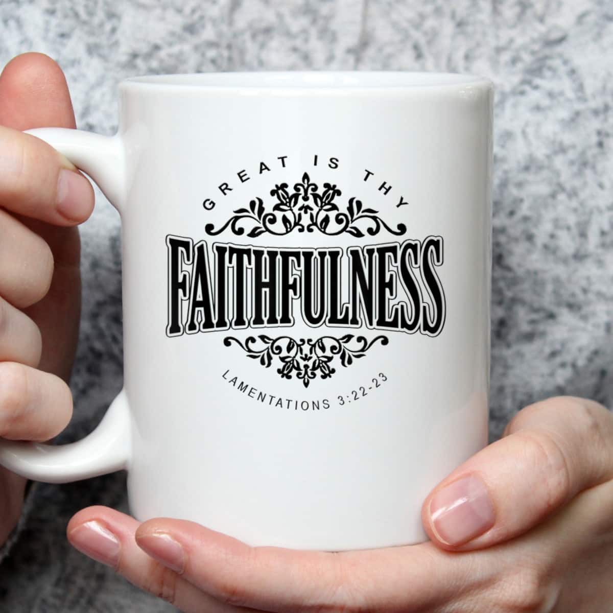 Great Is Thy Faithfulness Christian Religious Faith Bible Verse T-Shirt