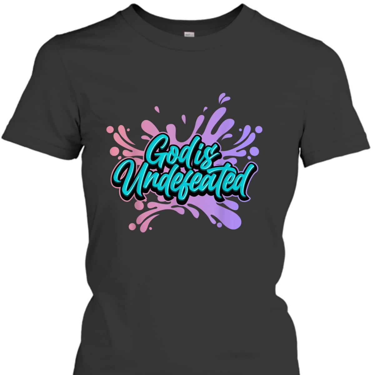 God Is Undefeated Christian Religious T-Shirt God Is Undefeated Christian Religious T-Shirt