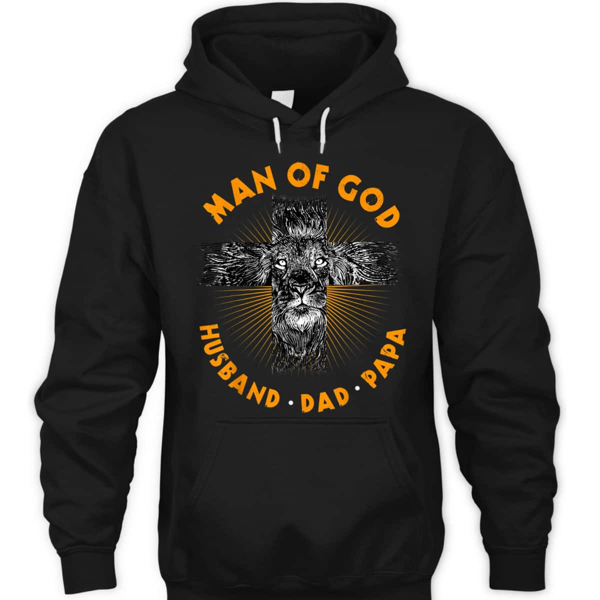 Man Of God Husband Dad Papa Christian Cross Father's Day T-Shirt Man Of God Husband Dad Papa Christian Cross Father's Day T-Shirt