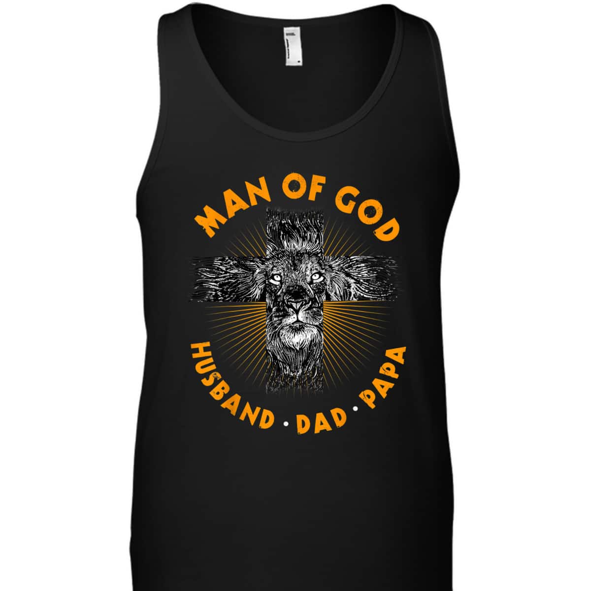 Man Of God Husband Dad Papa Christian Cross Father's Day T-Shirt Man Of God Husband Dad Papa Christian Cross Father's Day T-Shirt