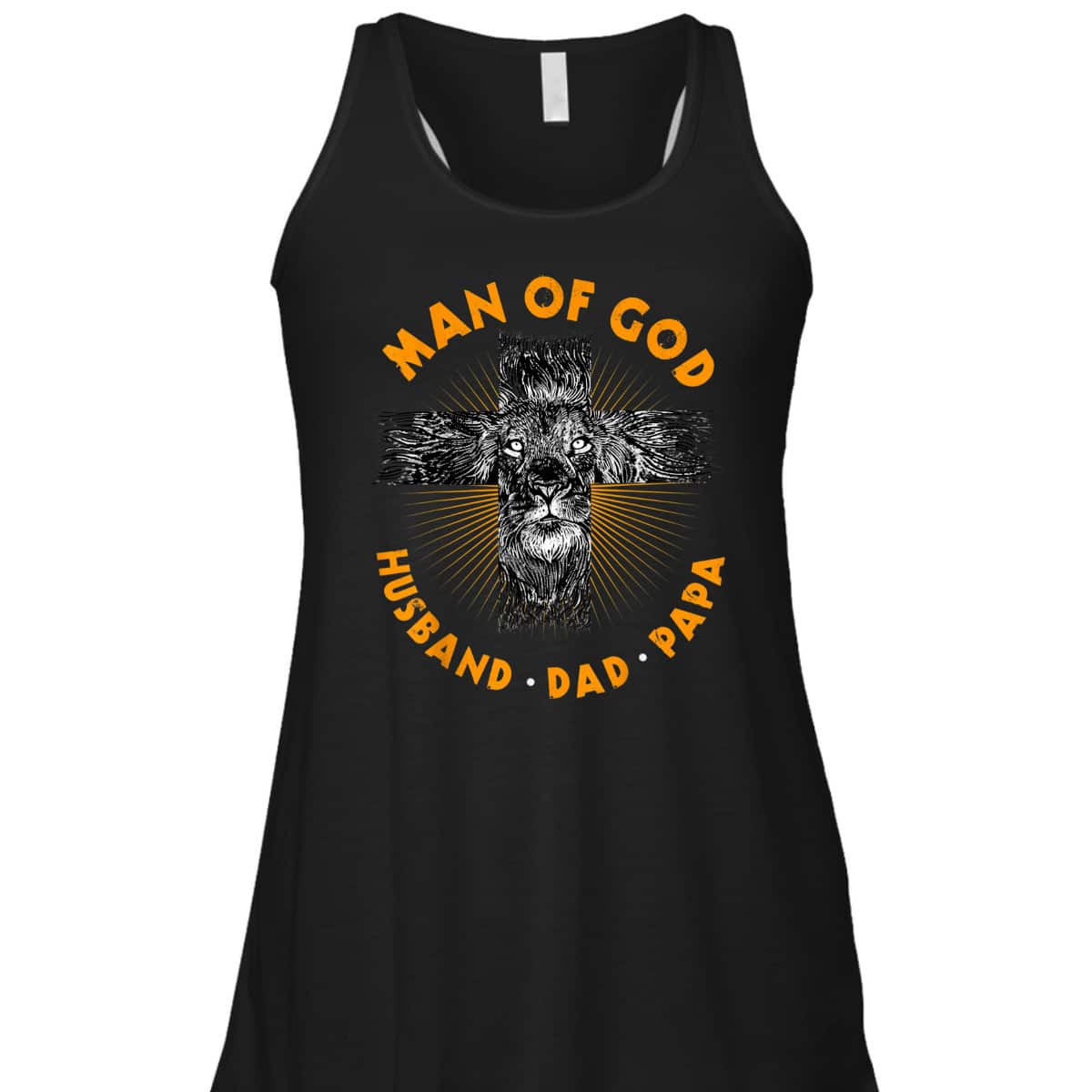 Man Of God Husband Dad Papa Christian Cross Father's Day T-Shirt Man Of God Husband Dad Papa Christian Cross Father's Day T-Shirt