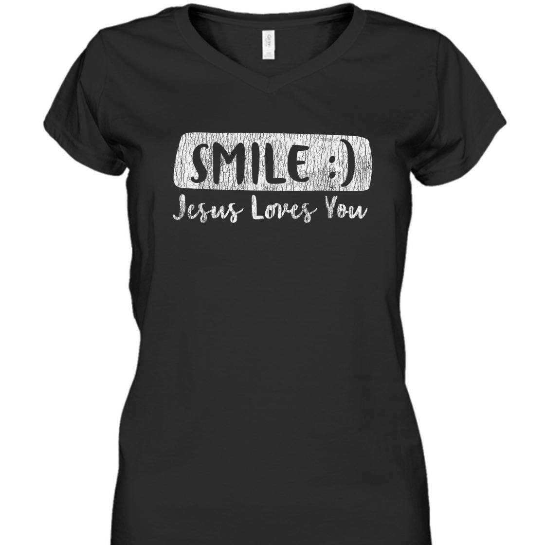 Vintage Smile Jesus Loves You T-Shirt Inspiration Gift For Jesus Lovers Vintage Smile Jesus Loves You T-Shirt Inspiration Gift For Jesus Lovers