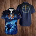 Christian Hawaiian Shirt Lion Jesus Saves Forgiven Lion Christian Religious Cross Christian Hawaiian Shirt Lion Jesus Saves Forgiven Lion Christian Religious Cross