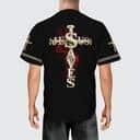 Jesus Saved My Life Cross Baseball Jersey Faith Over Fear Best Christian Gift For Friend Jesus Saved My Life Cross Baseball Jersey Faith Over Fear Best Christian Gift For Friend