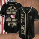 Jesus Team And The US American Veteran Baseball Jersey Best Christian Veteran Day Gift Jesus Team And The US American Veteran Baseball Jersey Best Christian Veteran Day Gift