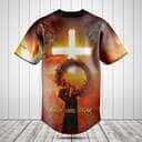 Christian Faith Over Fear Jesus Baseball Jersey Best Faith Gift For Christian Friend