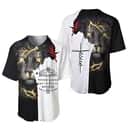 Lion Christian Cross Baseball Jersey Way Maker Miracle Worker My God That Is Who You Are