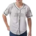 Jesus Saved My Life Baseball Jersey Religious Gift For Christians Jesus Saved My Life Baseball Jersey Religious Gift For Christians