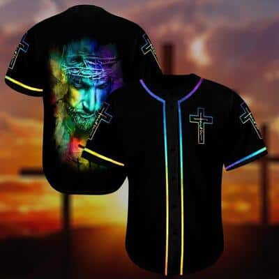 Jesus Christian Baseball Jersey Religious Faith Gift For Jesus Lover