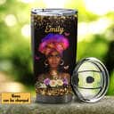 Personalized Christian Tumbler She Who Kneels Before God Can Stand Before Anyone