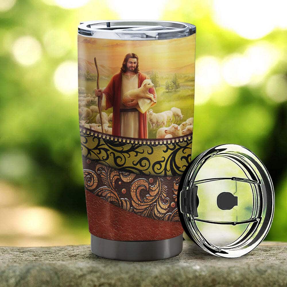 Personalized Christian Tumbler The Lord Is My Shepherd Psalm 23:1 Jesus Bible Verse Gift Personalized Christian Tumbler The Lord Is My Shepherd Psalm 23:1 Jesus Bible Verse Gift