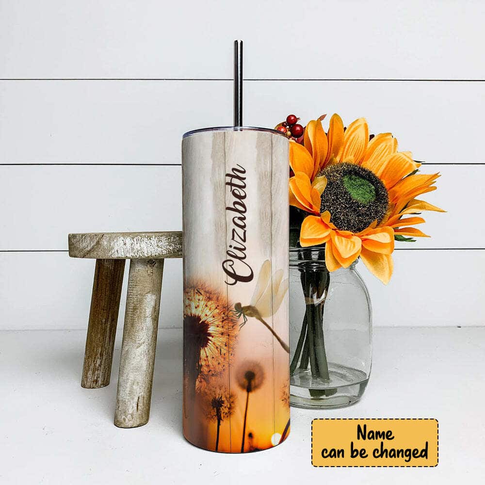 Personalized Christian Religious Tumbler In The Morning Dragonfly And Dandelion Give Me Jesus Personalized Christian Religious Tumbler In The Morning Dragonfly And Dandelion Give Me Jesus