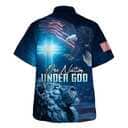 Jesus Christ Lion Eagle One Nation Under God American Christian 4th Of July Hawaiian Shirt Jesus Christ Lion Eagle One Nation Under God American Christian 4th Of July Hawaiian Shirt
