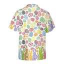 Rabbits And Easter Eggs Seamless Pattern Christian Easter Day Hawaiian Shirt