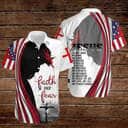 4th Of July Cross Jesus Bible America Flag Faith Over Fear Jesus Is My God My King My Lord My Savior Christian Hawaiian Shirt