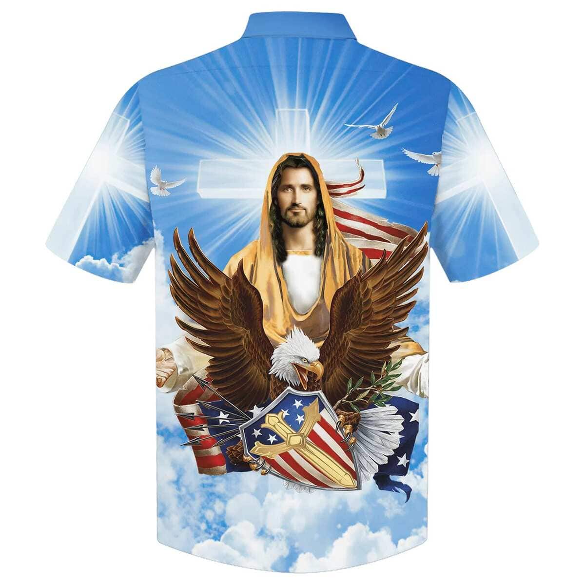 Eagle One Nation Under God 4th Of July Best Christian Hawaiian Shirt Eagle One Nation Under God 4th Of July Best Christian Hawaiian Shirt