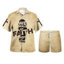 We Walk By Faith Not By Sight Jesus Christian Religious Hawaiian Shirt We Walk By Faith Not By Sight Jesus Christian Religious Hawaiian Shirt
