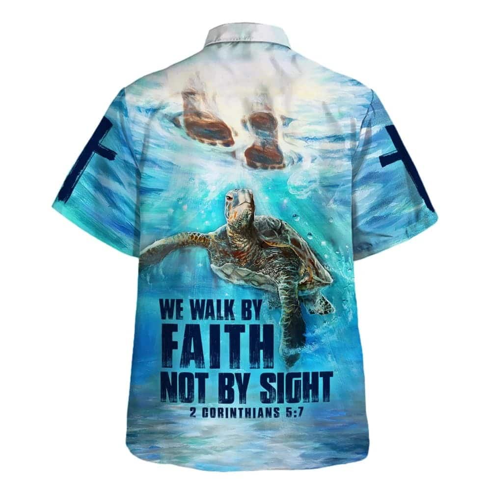 We Walk By Faith Not By Sight 2 Corinthians 57 Christian Religious Hawaiian Shirt We Walk By Faith Not By Sight 2 Corinthians 57 Christian Religious Hawaiian Shirt