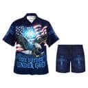 One Nation Under God Eagle Independence Day Christian Religious Hawaiian Shirt