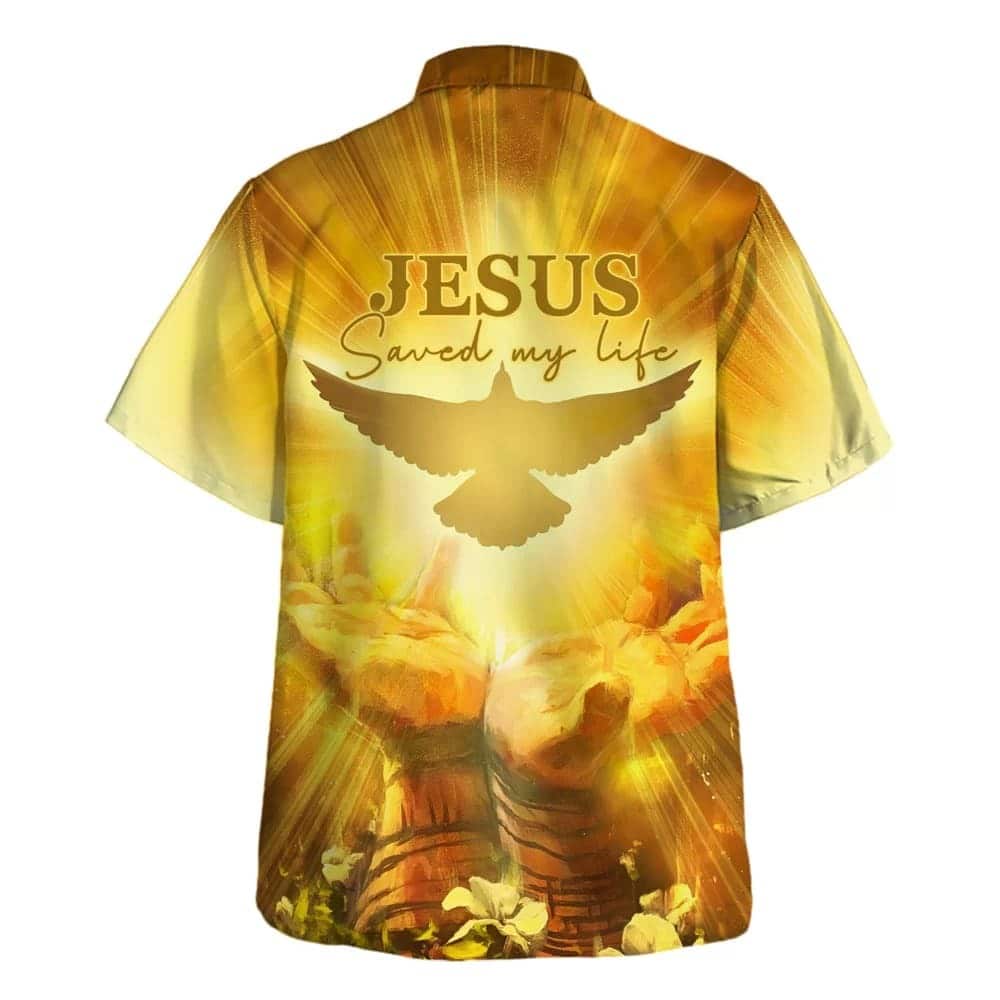 Jesus Saved My Life Christian Religious Hawaiian Shirt Jesus Saved My Life Christian Religious Hawaiian Shirt