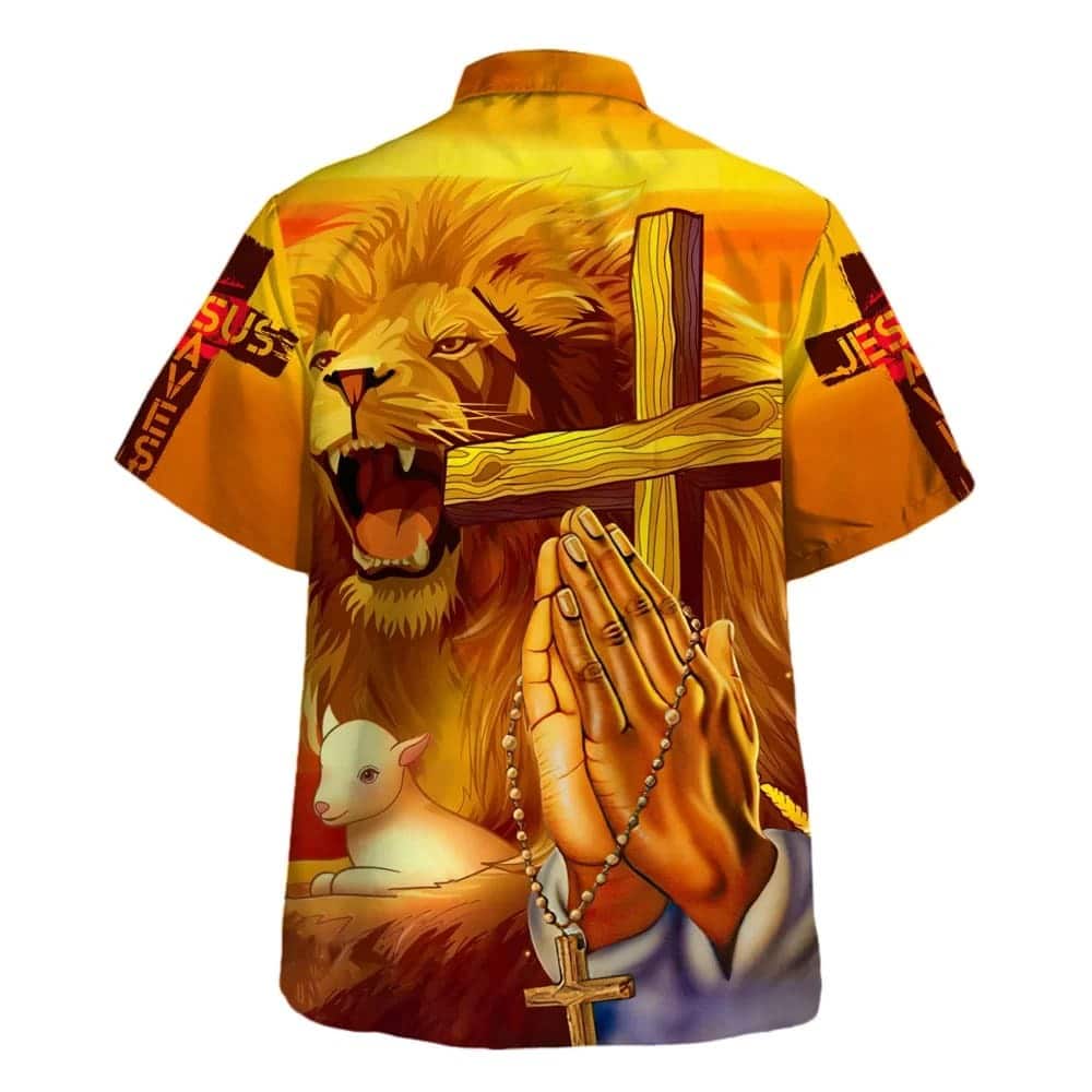 Jesus Lion Jesus Save Christian Religious Hawaiian Shirt For Friend Jesus Lion Jesus Save Christian Religious Hawaiian Shirt For Friend