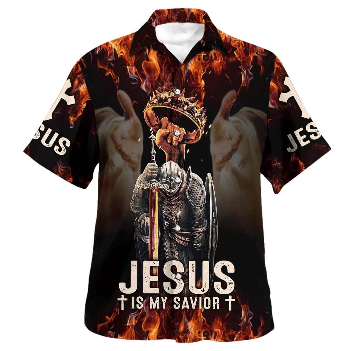 Knight Template Armor Of God Jesus Is My Savior Warrior Christian Religious Hawaiian Shirt Knight Template Armor Of God Jesus Is My Savior Warrior Christian Religious Hawaiian Shirt