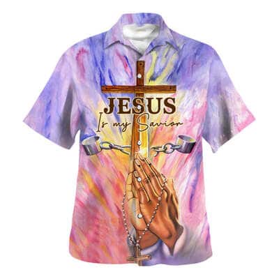 Jesus Is My Savior Prayer Christian Religious Hawaiian Shirt