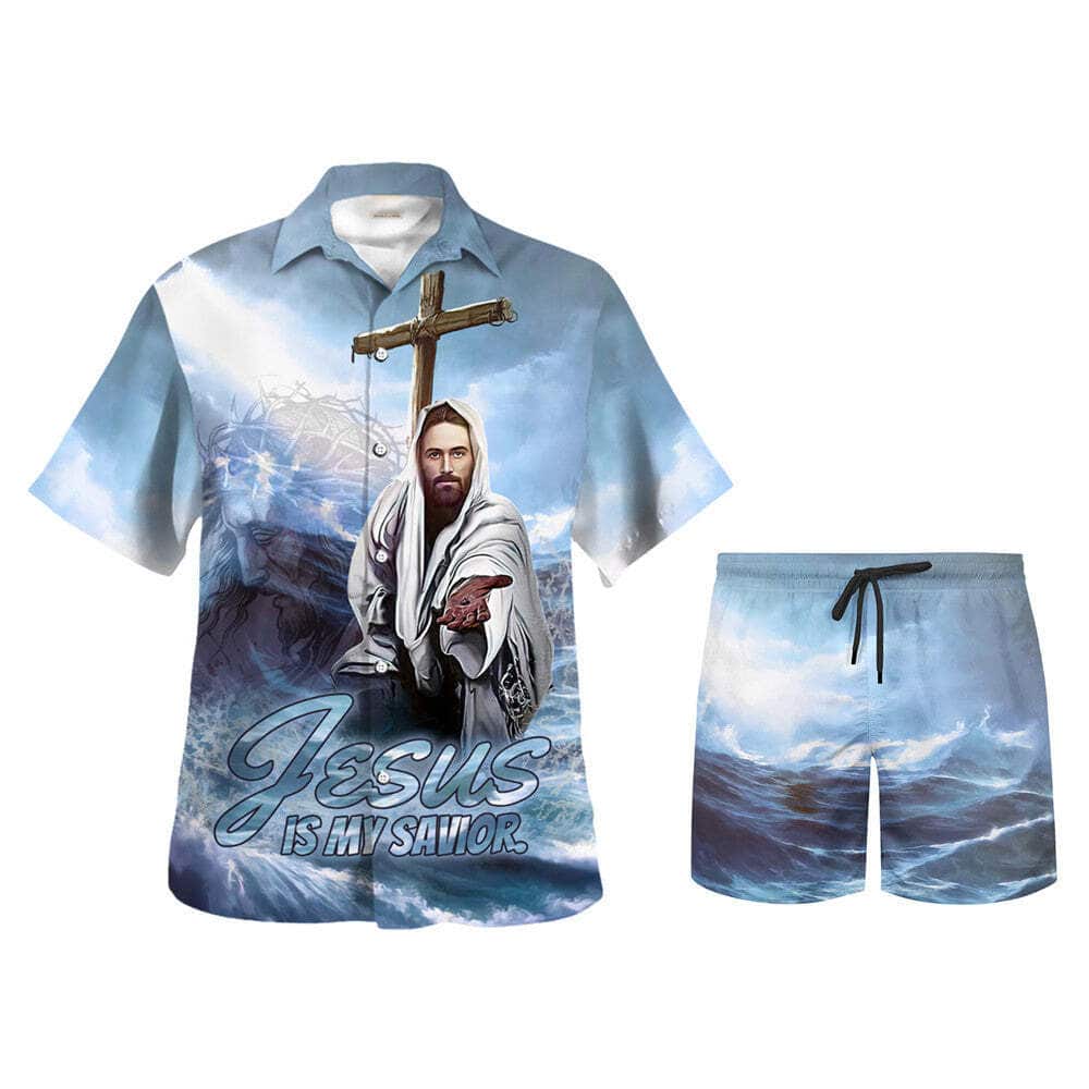 Jesus Is My Savior Reached Out Christian Religious Hawaiian Shirt Jesus Is My Savior Reached Out Christian Religious Hawaiian Shirt