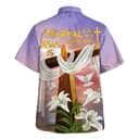 Jesus Cross Easter Day Gift Lilies Flowers Christian Religious Hawaiian Shirt Jesus Cross Easter Day Gift Lilies Flowers Christian Religious Hawaiian Shirt
