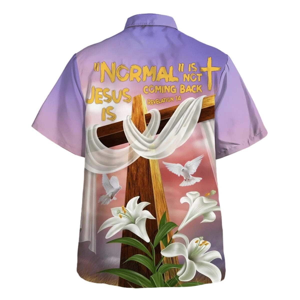 Jesus Cross Easter Day Gift Lilies Flowers Christian Religious Hawaiian Shirt Jesus Cross Easter Day Gift Lilies Flowers Christian Religious Hawaiian Shirt