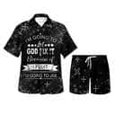I'm Going To Let God Fix It Because If I Fix It I'm Going To Jail Christian Religious Hawaiian Shirt