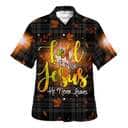 Fall For Jesus He Never Leaves Christian Religious Thanksgiving Halloween Hawaiian Shirt Fall For Jesus He Never Leaves Christian Religious Thanksgiving Halloween Hawaiian Shirt