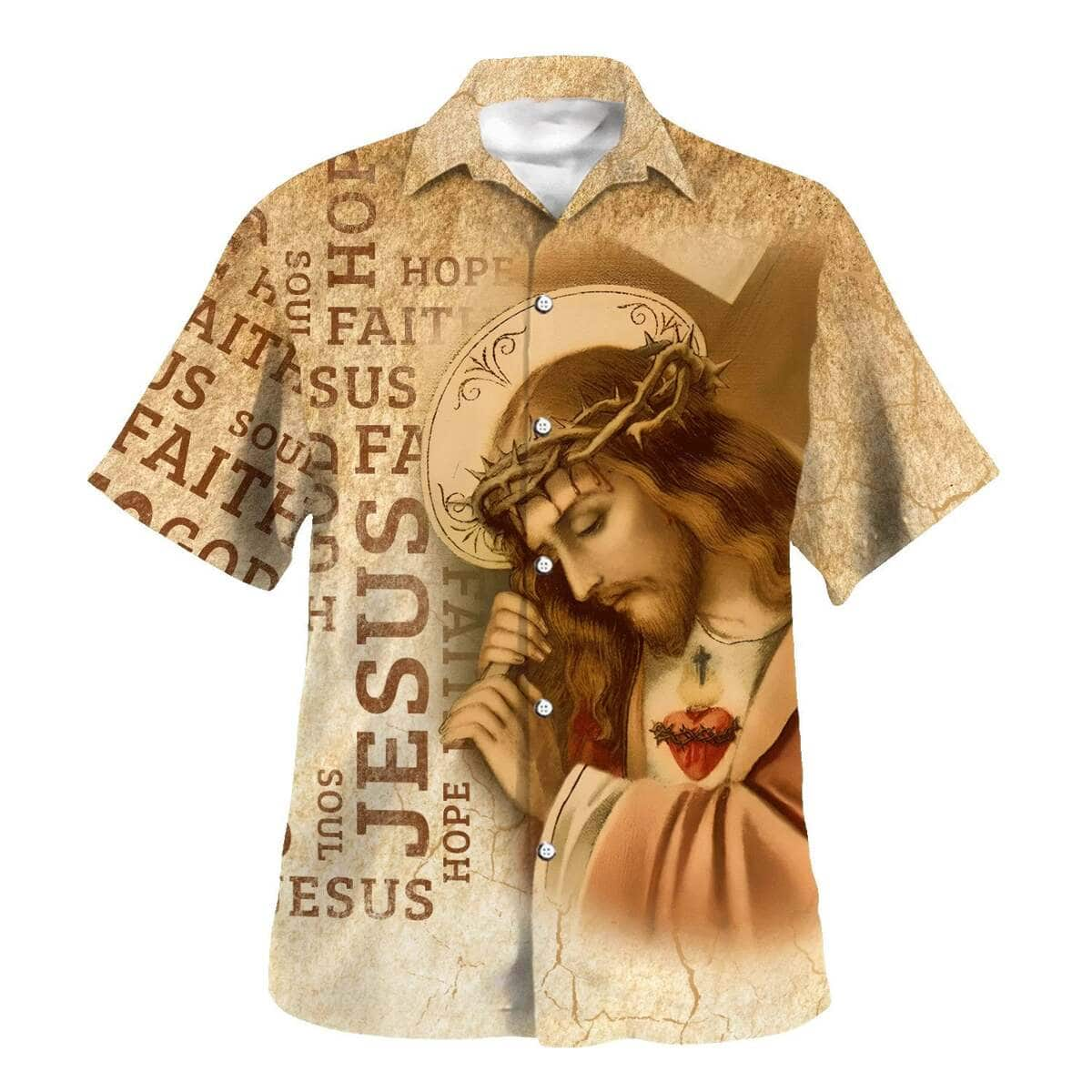 The Sacred Heart Of Jesus Christian Summer Hawaiian Shirt