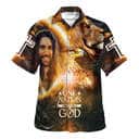 Jesus Smile Eagle One Nation Under God Christian Summer Hawaiian Shirt