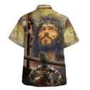 Jesus Portrait Crucifixion Of Jesus Christian Summer Hawaiian Shirt Jesus Portrait Crucifixion Of Jesus Christian Summer Hawaiian Shirt