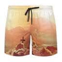 American Flag 4th Of July Jesus Open Arms One Nation Under God Christian Summer Hawaiian Shirt