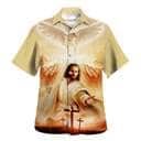 Jesus Christ Reaching Out Hand Christian Summer Hawaiian Shirt