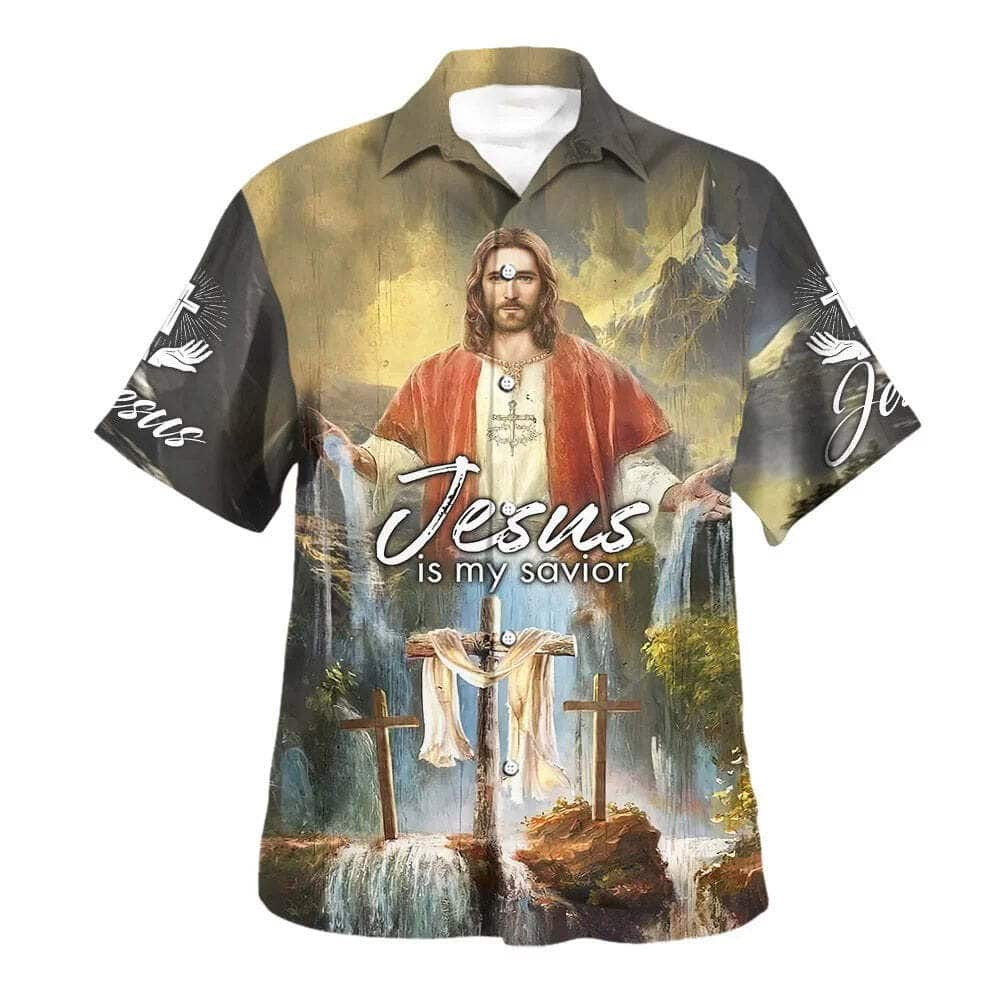 Jesus Christ Is My Savior Christian Summer Hawaiian Shirt