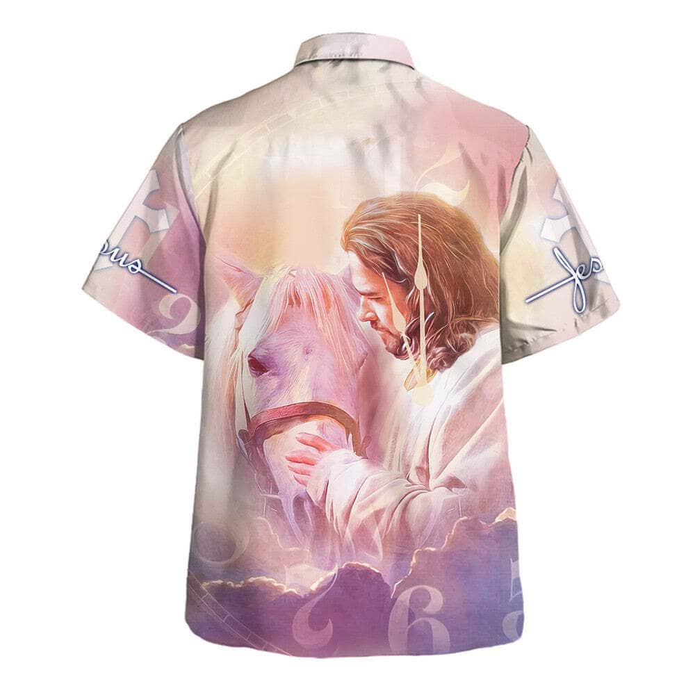 Jesus And Horses Christian Summer Hawaiian Shirt Jesus And Horses Christian Summer Hawaiian Shirt