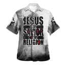 Jesus Is My Savior Not My Religion Christian Summer Hawaiian Shirt