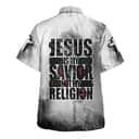 Jesus Is My Savior Not My Religion Christian Summer Hawaiian Shirt Jesus Is My Savior Not My Religion Christian Summer Hawaiian Shirt