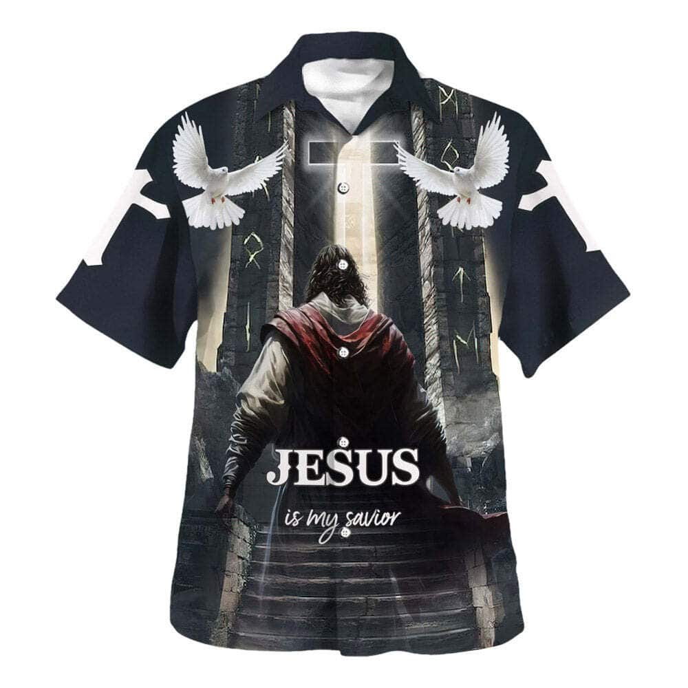 Jesus Is My Savior Jesus Go To Heaven Christian Summer Hawaiian Shirt