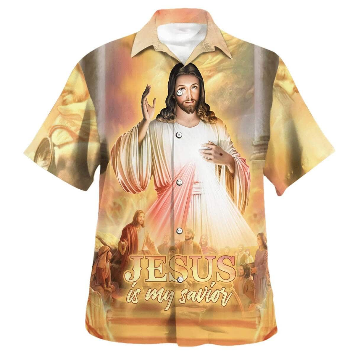 Jesus Is My Savior Christ With His Disciples Christian Summer Hawaiian Shirt