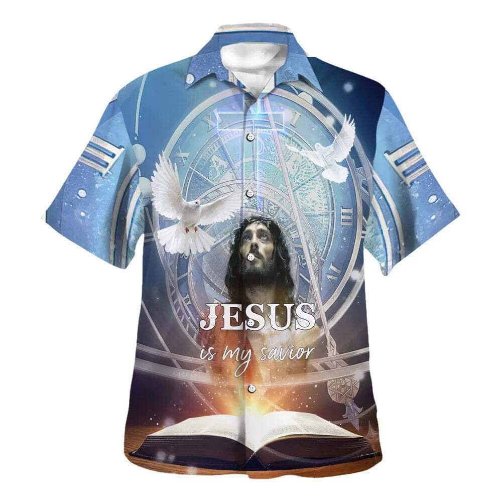 Jesus Is My Savior Dove Bible Christian Summer Hawaiian Shirt