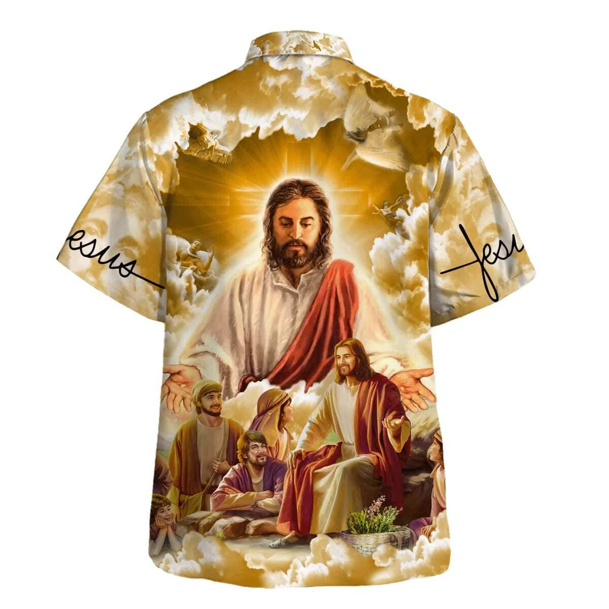 Jesus Christ With His Disciples Christian Summer Hawaiian Shirt Jesus Christ With His Disciples Christian Summer Hawaiian Shirt