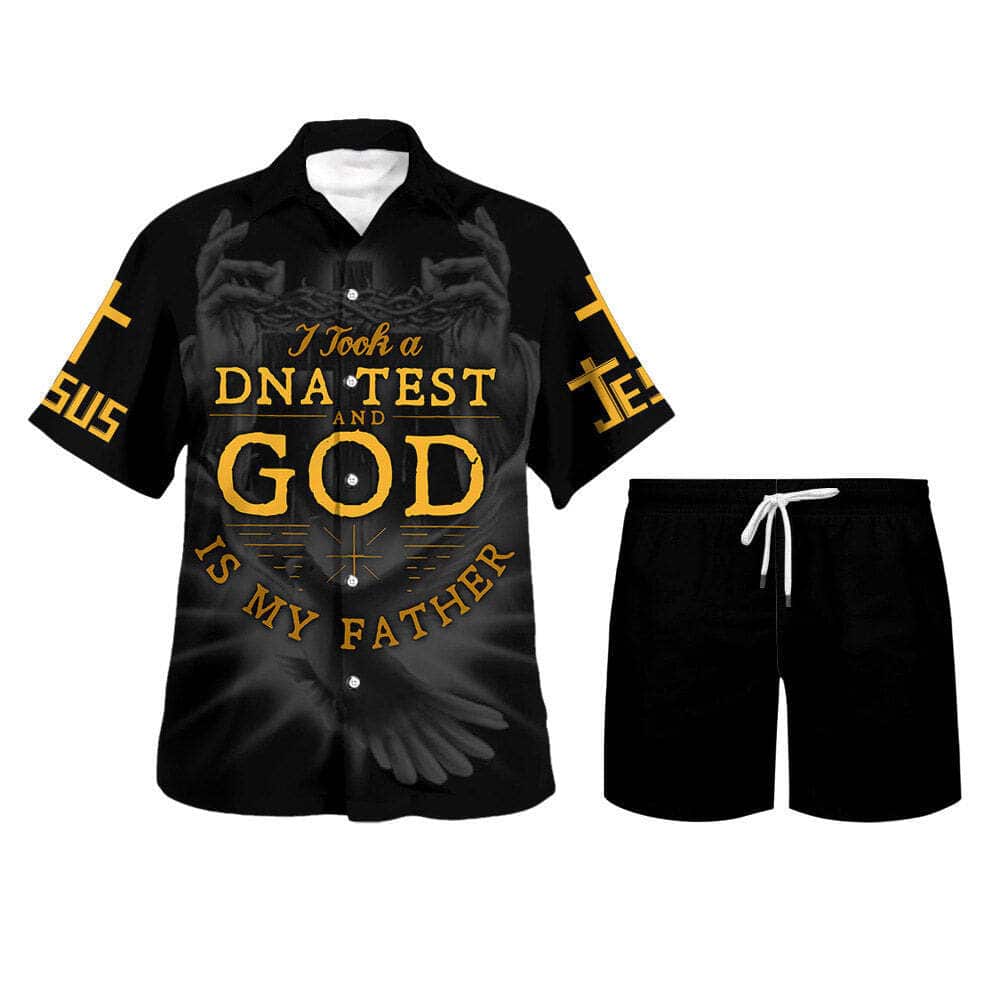 I Took A DNA Test And God Is My Father Christian Summer Hawaiian Shirt I Took A DNA Test And God Is My Father Christian Summer Hawaiian Shirt